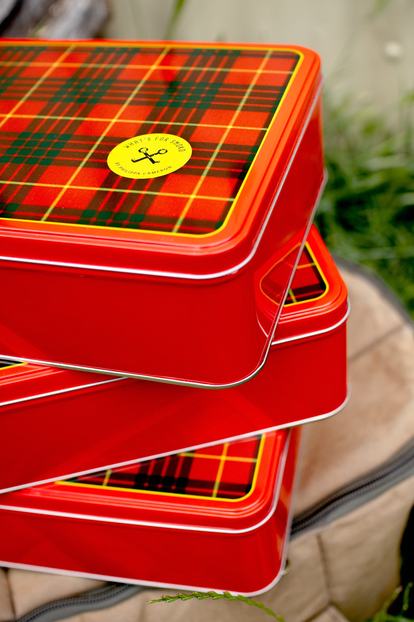 WFS Tartan Cake Tin