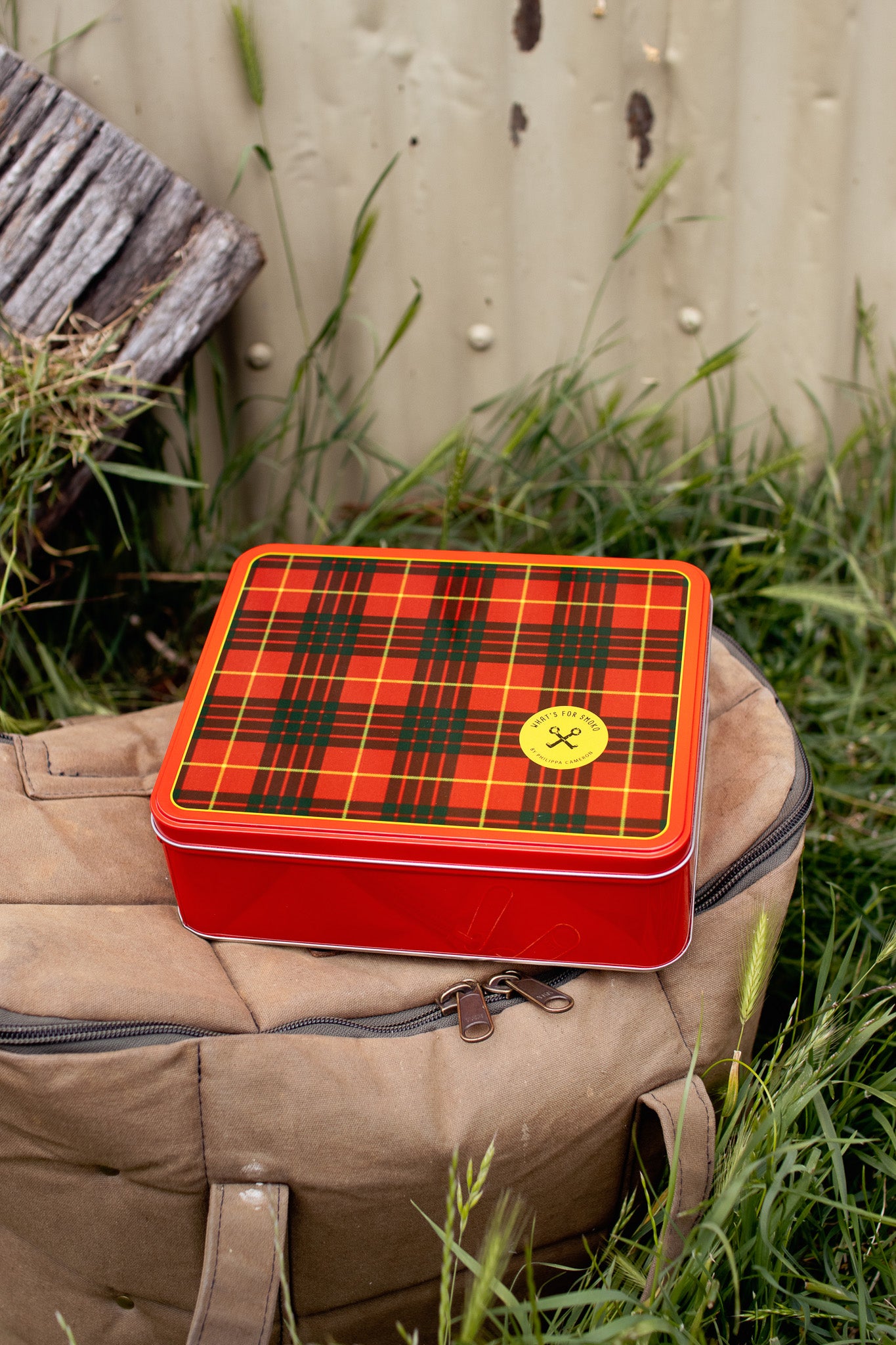 WFS Tartan Cake Tin